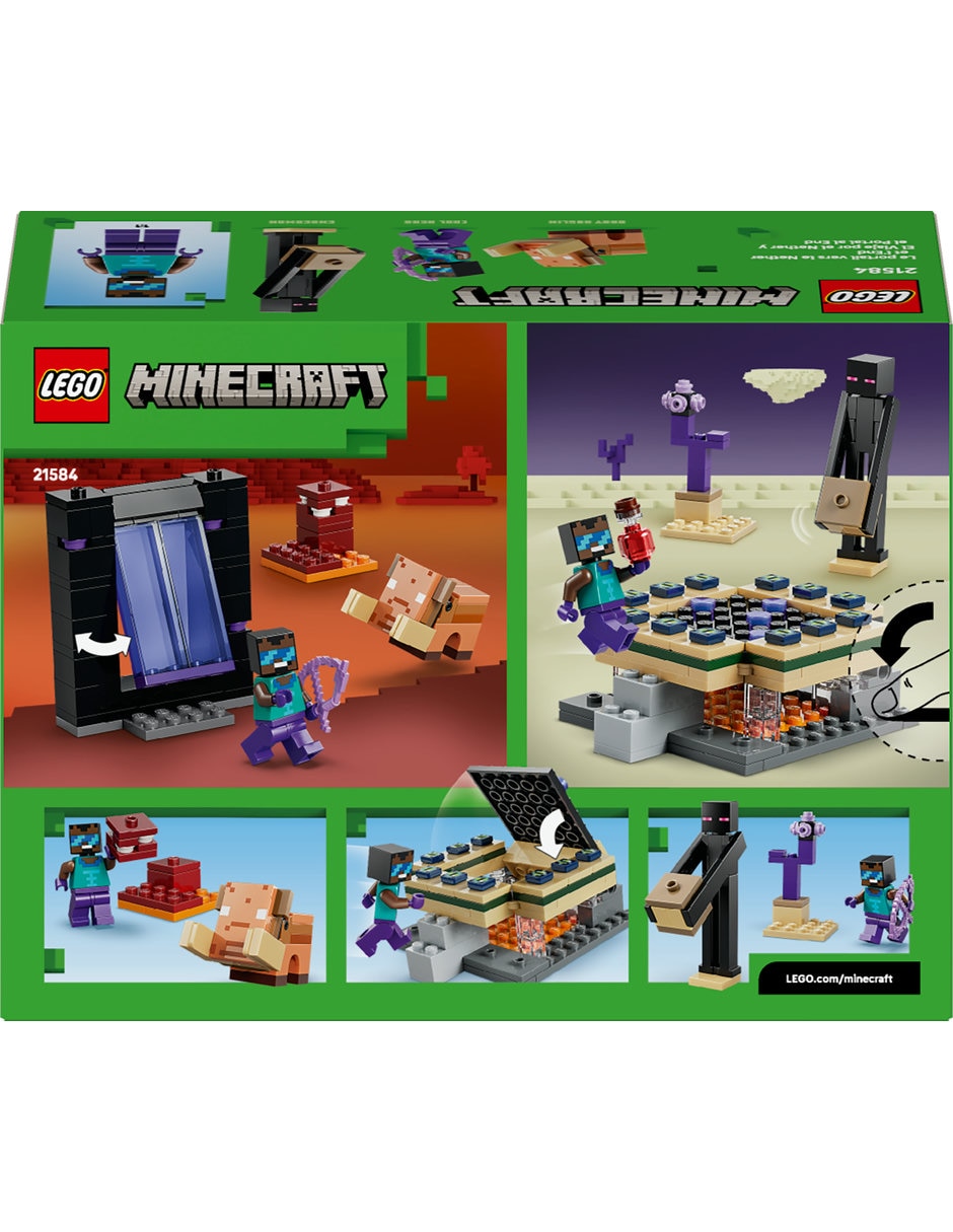 Lego El Viaje por el Nether y el Portal al End 21584 Minecraft 4