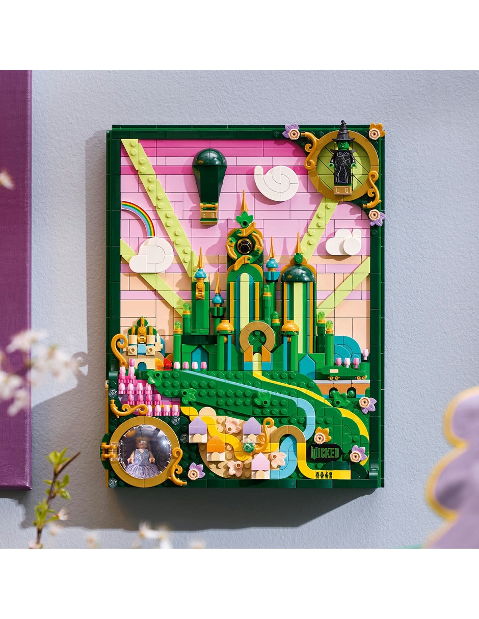 Wicked arte mural: emerald city decoración 75685 Wicked 3
