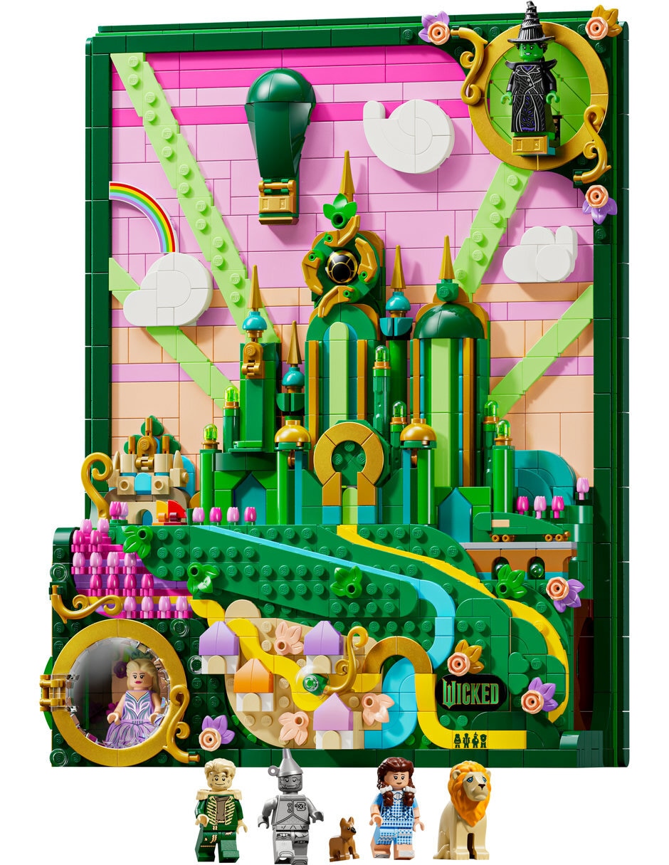 Wicked arte mural: emerald city decoración 75685 Wicked 8