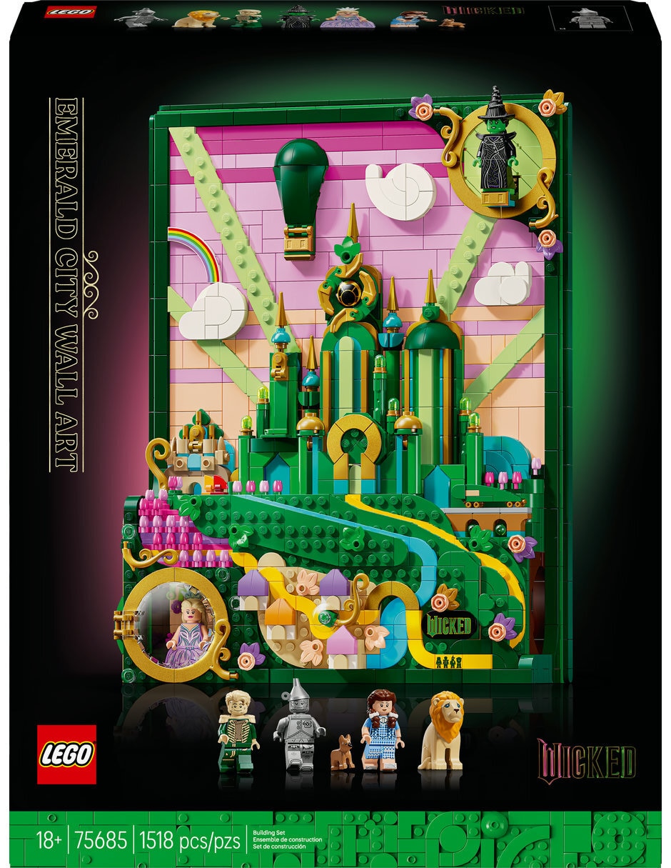Wicked arte mural: emerald city decoración 75685 Wicked 9