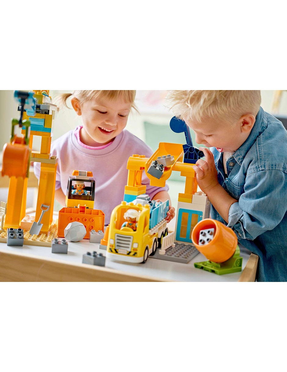 Duplo Obra y Vehículos de Construcción 3 en 1 10476 11