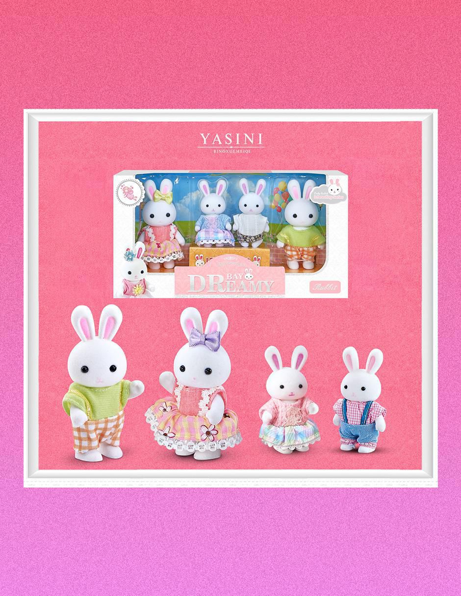 Set figura de conejo 3