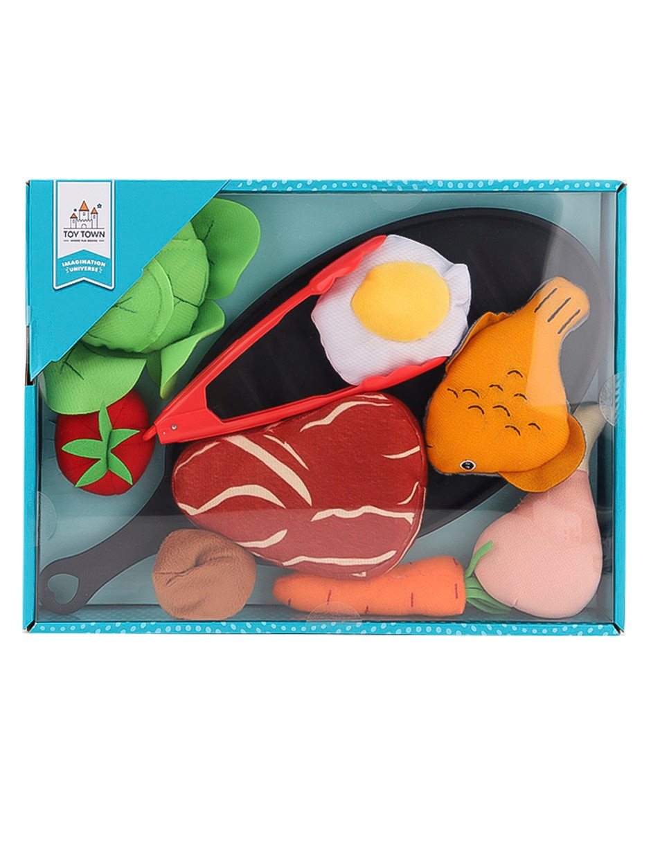 Set de carne y verduras juego de rol para niños 3