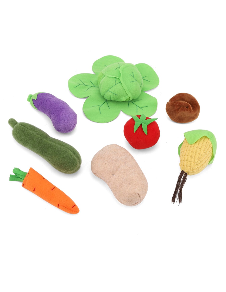 Juego de verduras de tela juego de rol para niños 3