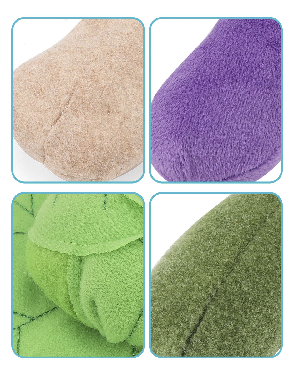 Juego de verduras de tela juego de rol para niños 4