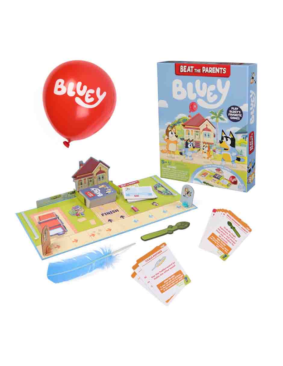 Hijos vs Padres Bluey juego de mesa Bluey
