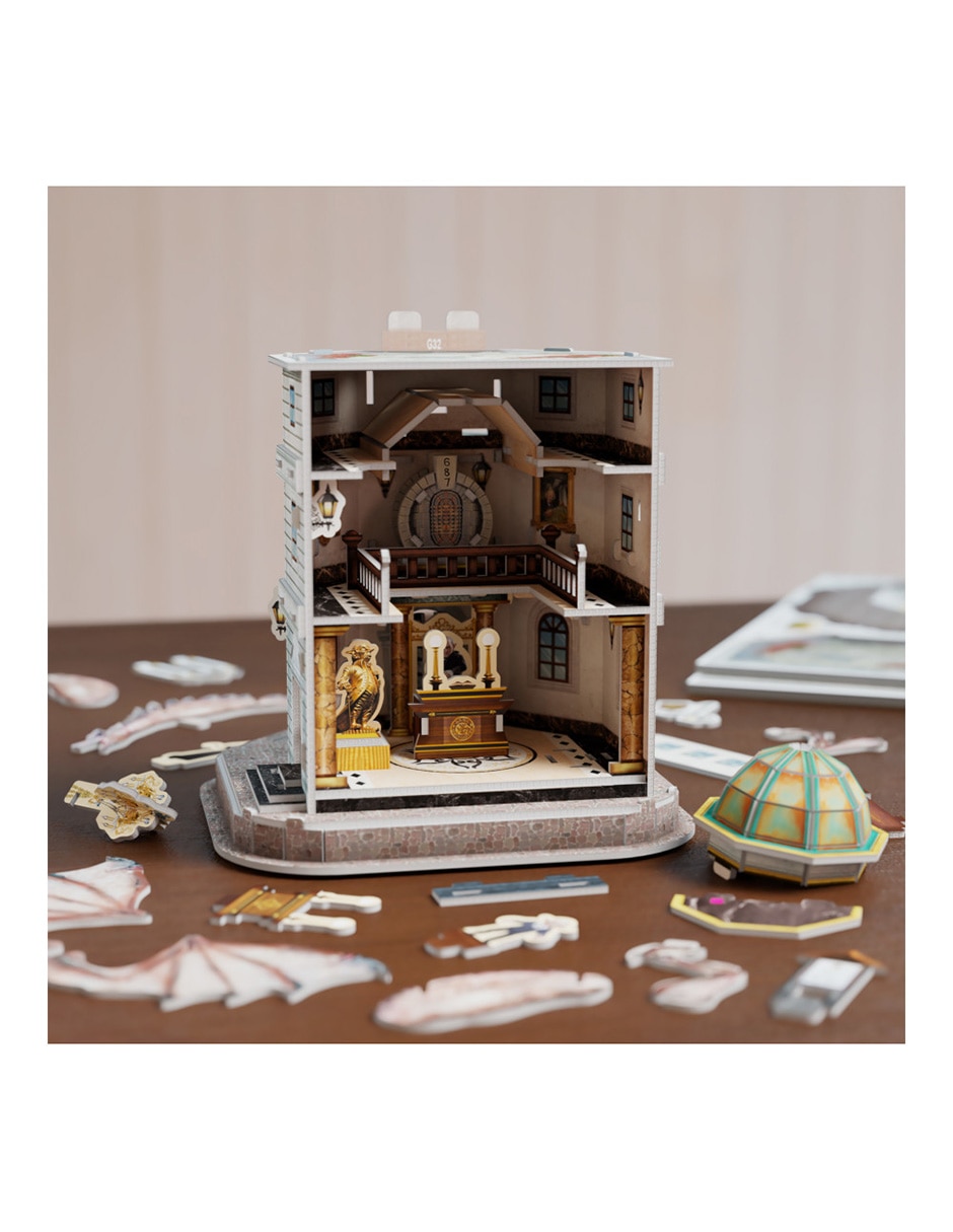 Rompecabezas Banco de Gringotts 4D 79 piezas 4