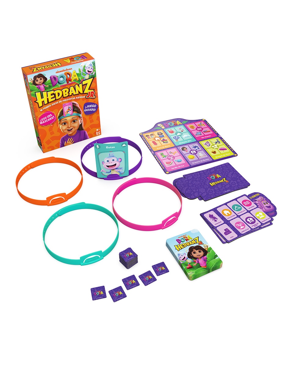 Hedbanz junior Dora juego de mesa Dora la Exploradora