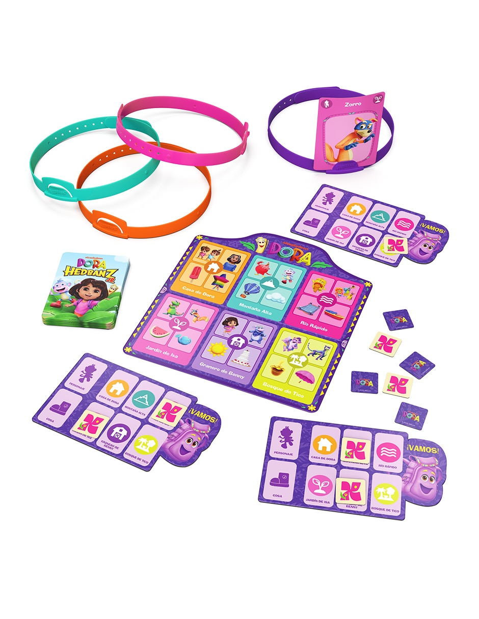 Hedbanz junior Dora juego de mesa Dora la Exploradora 4