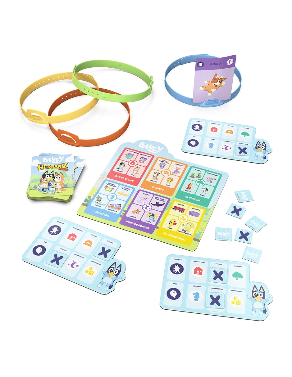 Juego de mesa Hedbanz Jr Bluey 4