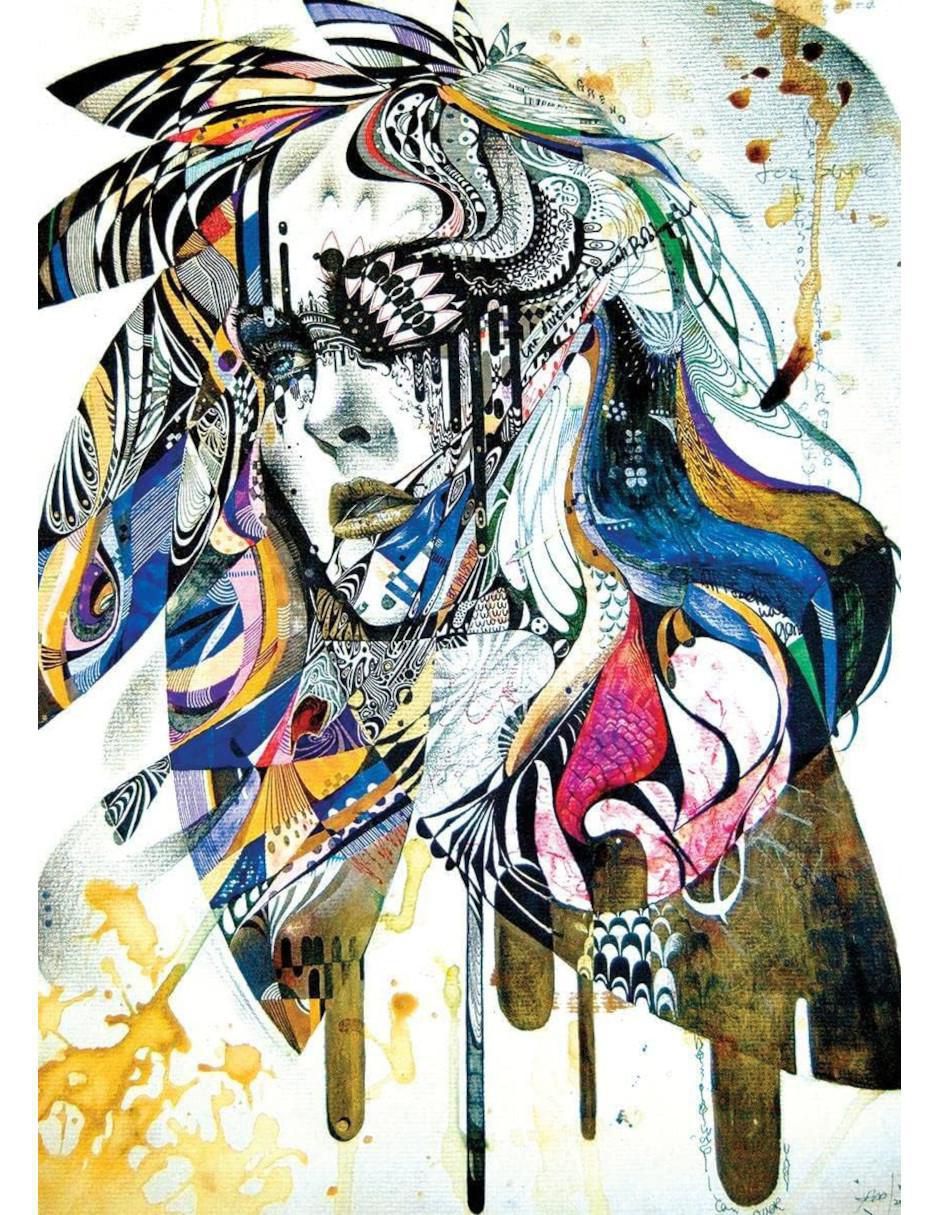 Rompecabezas artistas modernos blues 1000 piezas 2