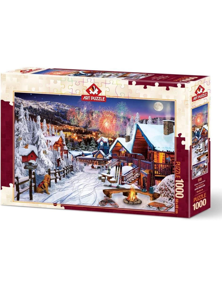 Rompecabezas lugares famosos del mundo zona de juegos de invierno 1000 piezas Rompecabezas lugares famosos del mundo zona de juegos de invierno 1000 piezas