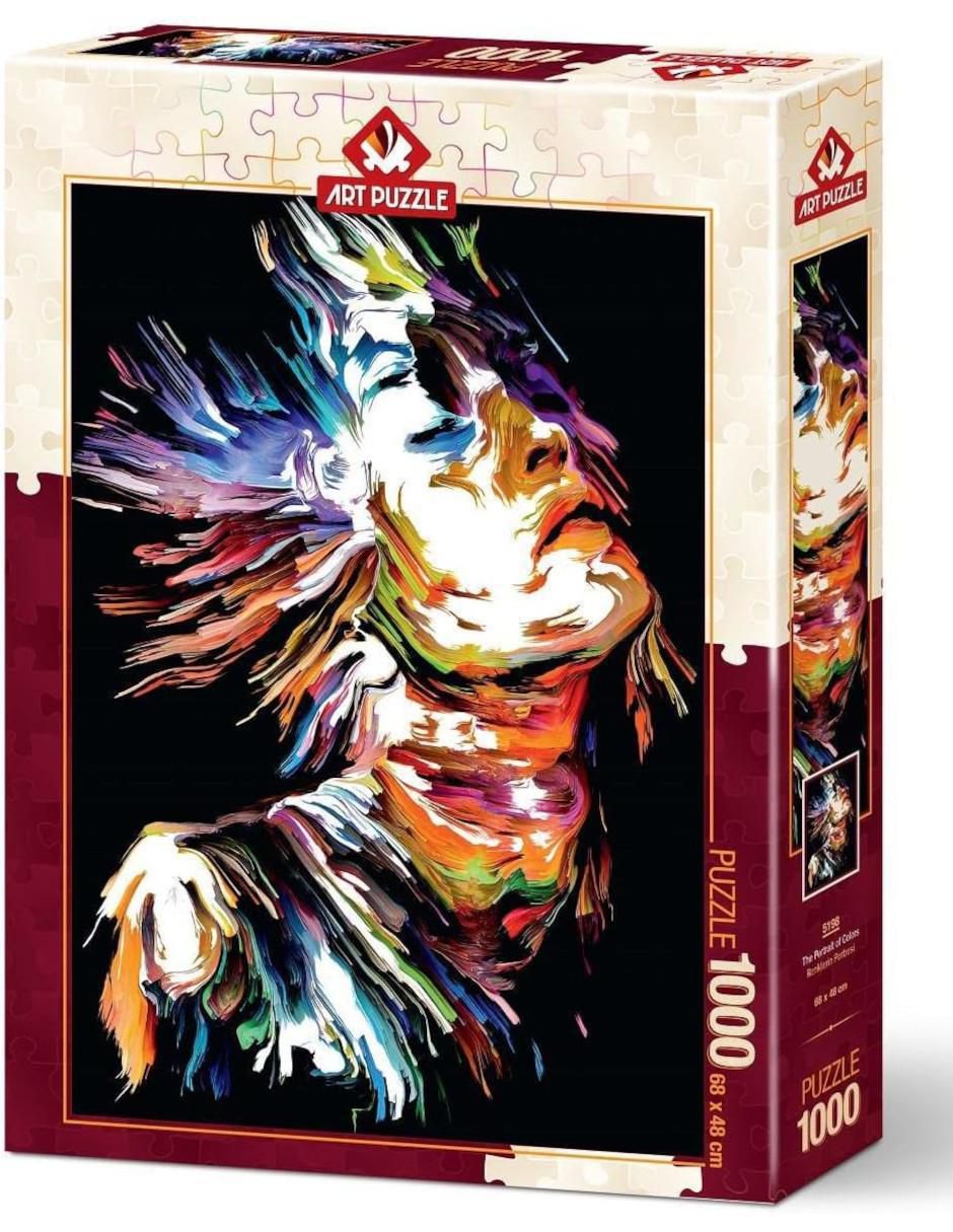 Rompecabezas artistas modernos Retrato de colores 1000 piezas Rompecabezas artistas modernos Retrato de colores 1000 piezas