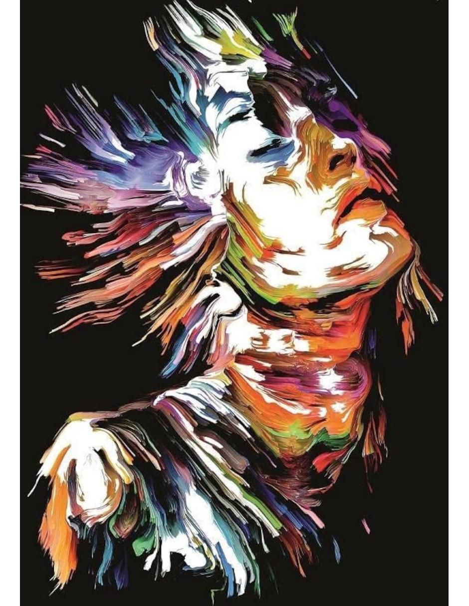 Rompecabezas artistas modernos Retrato de colores 1000 piezas 2