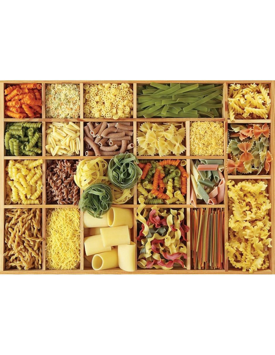 Rompecabezas Collage de Comida Pastas 1000 piezas 2