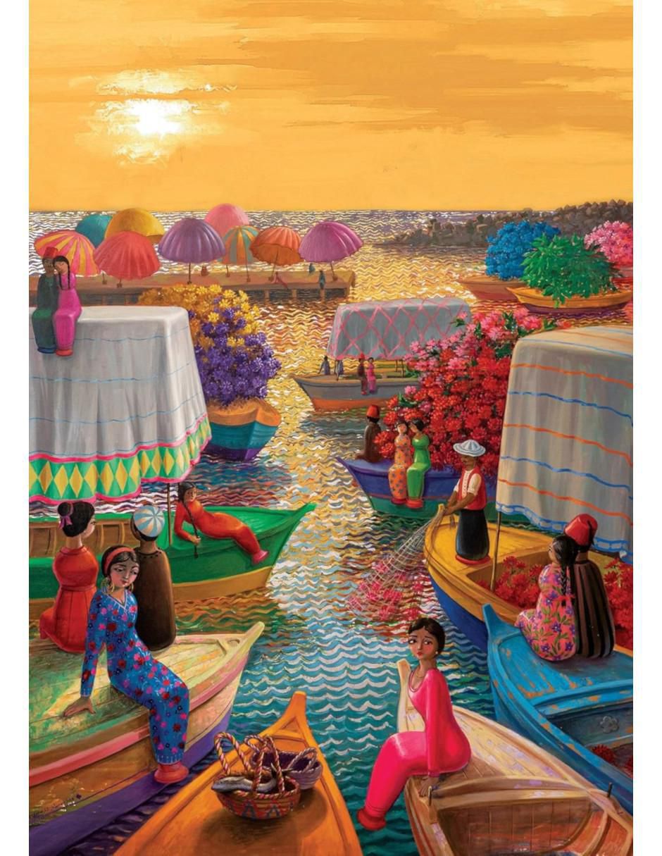 Rompecabezas Artistas Modernos Puerto de Flor 1000 piezas 2
