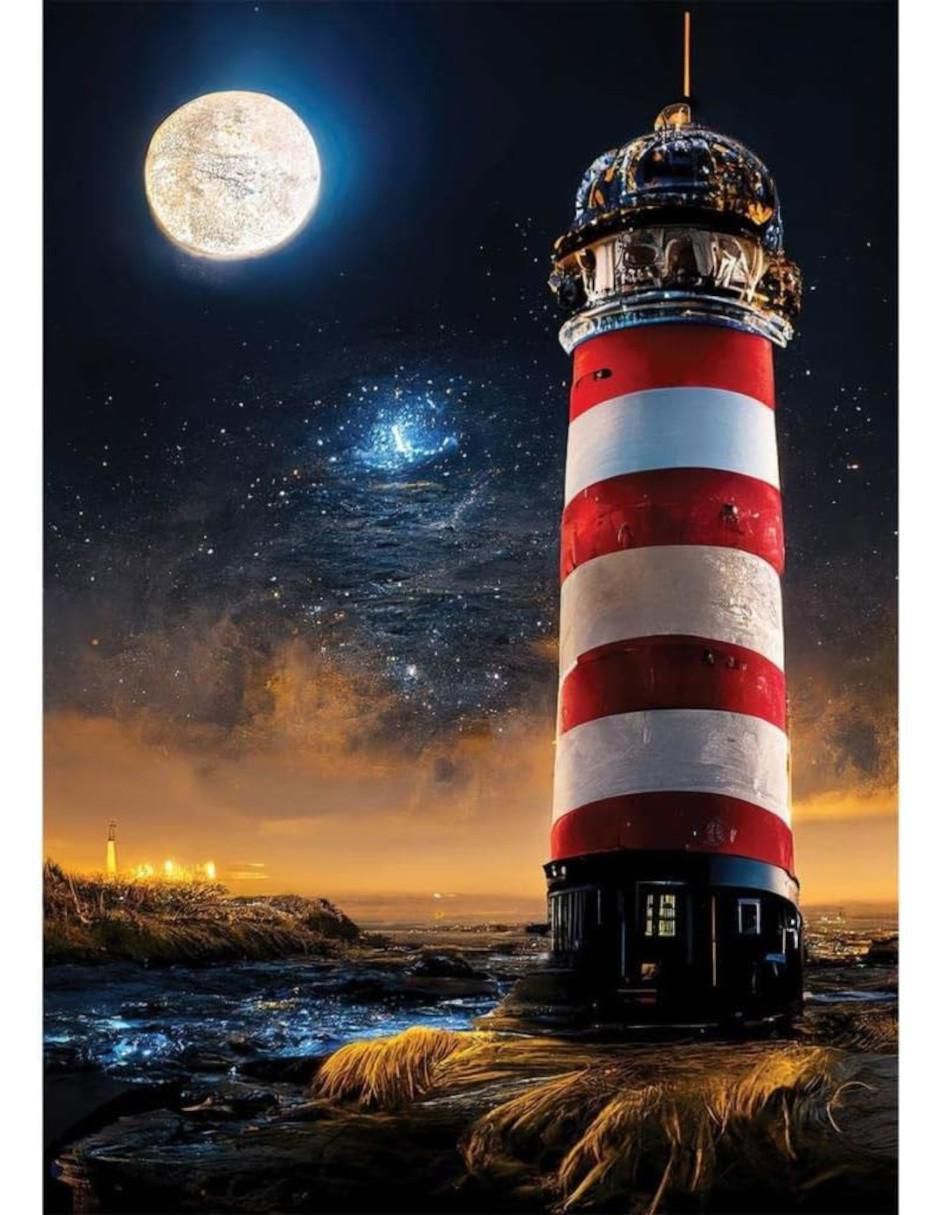 Rompecabezas El Faro Stargate Neon 1000 piezas 2