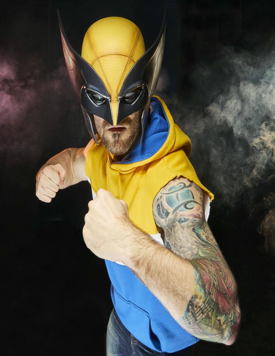 Casco cosplay de Wolverine 24
