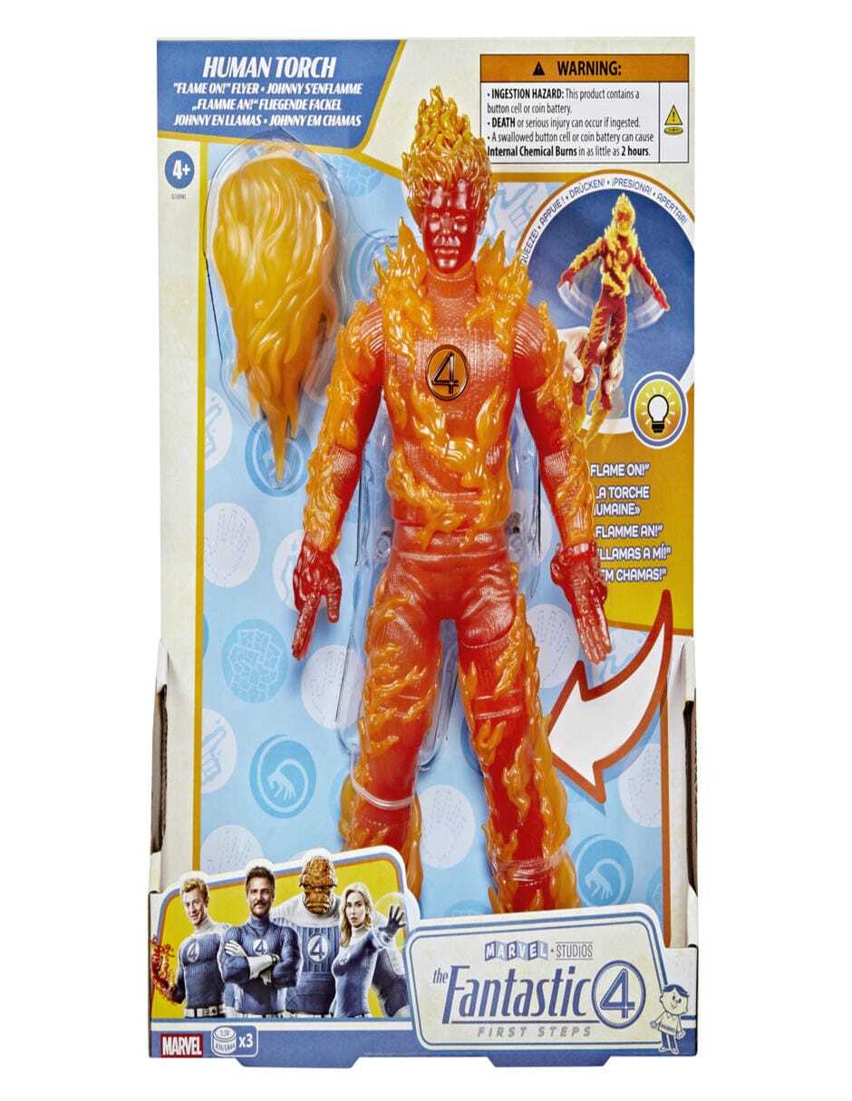 Figura de acción articulada Antorcha Humana fans con luz y sonido 7