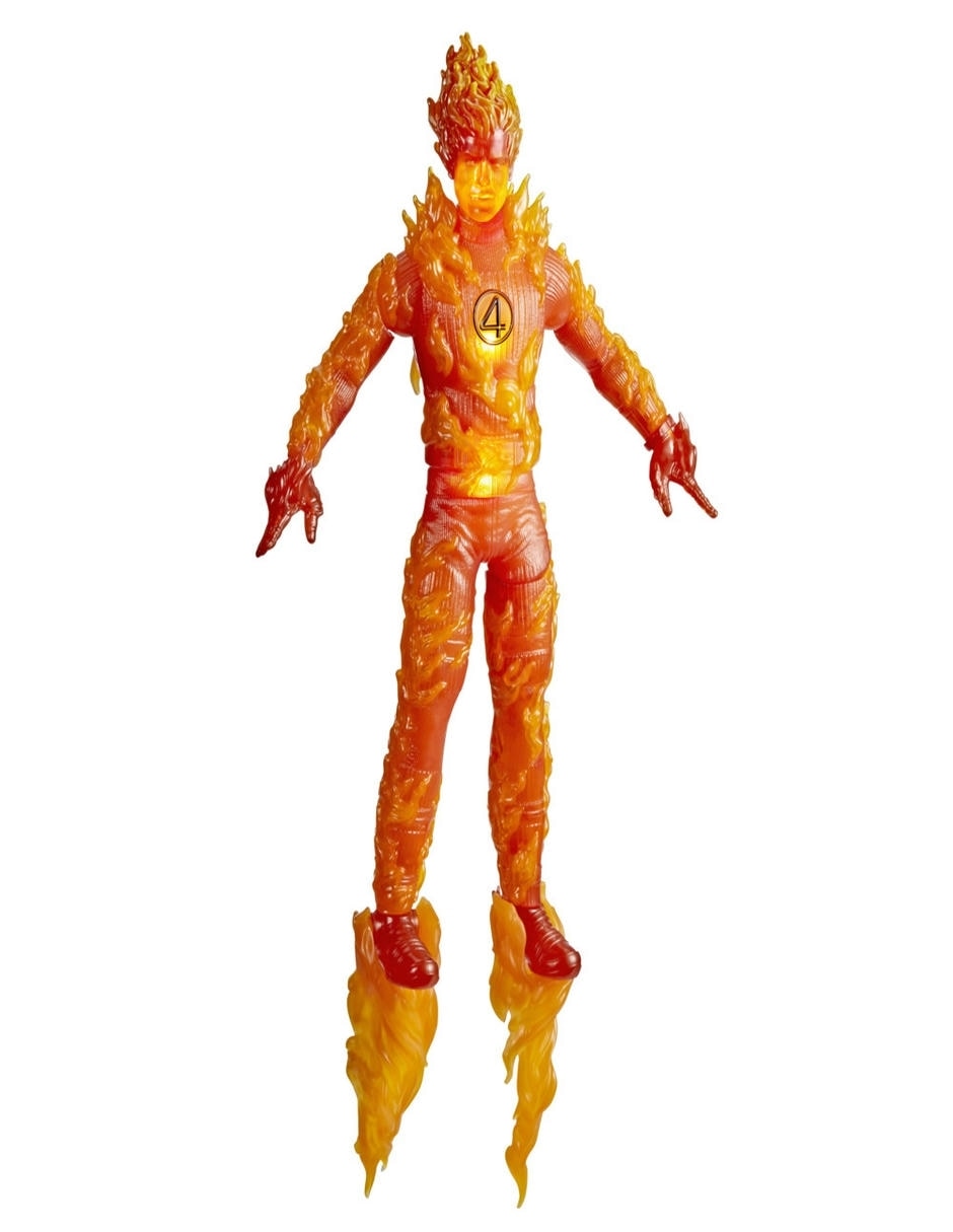 Figura de acción articulada Antorcha Humana fans con luz y sonido 11