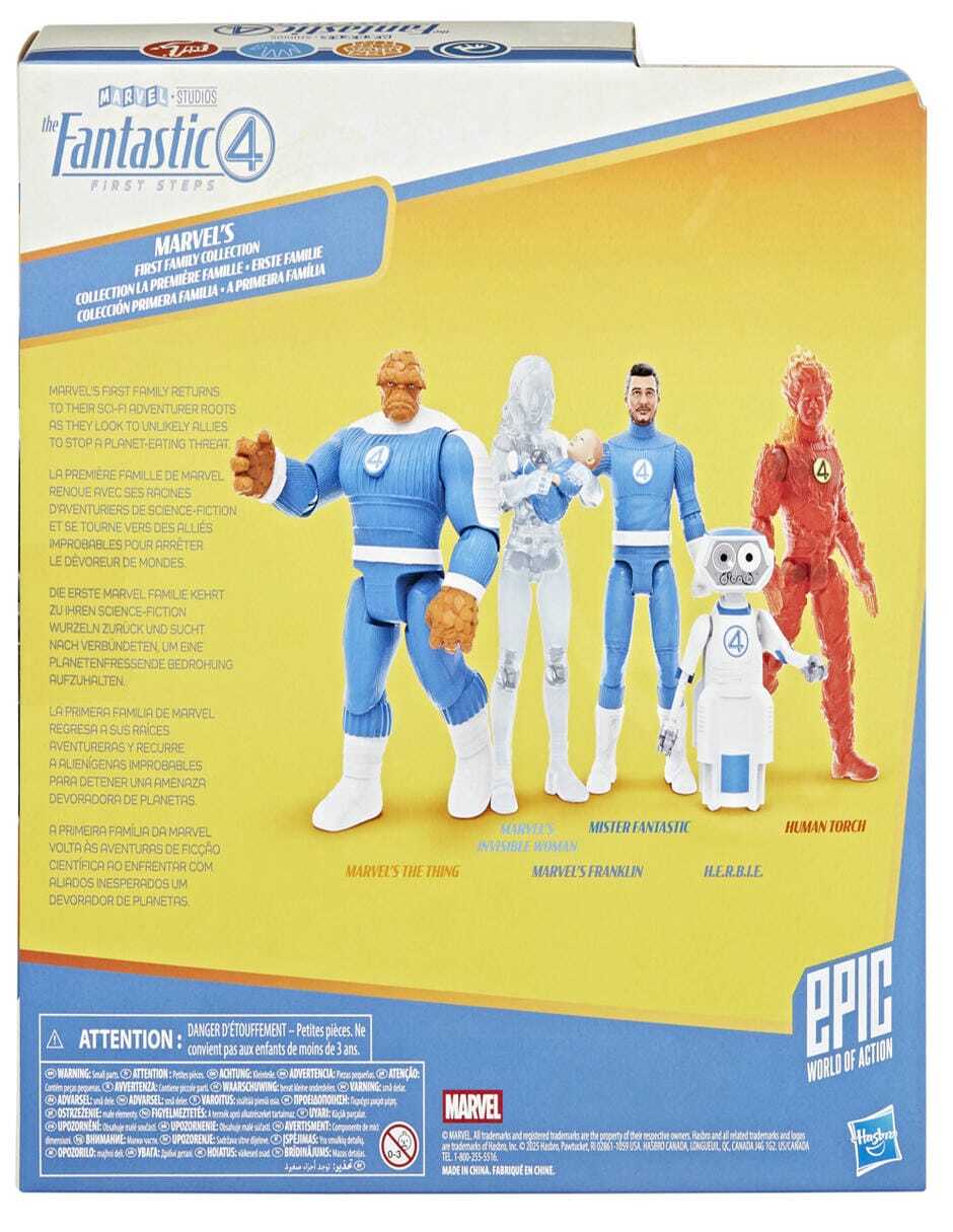 Set figuras acción articulada Los 4 Fantásticos: Primeros Pasos Los 4 Fantásticos fans 4