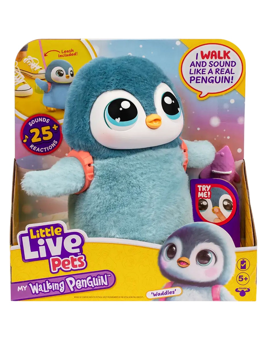 Peluche de pingüino eléctronico de 20 cm 2