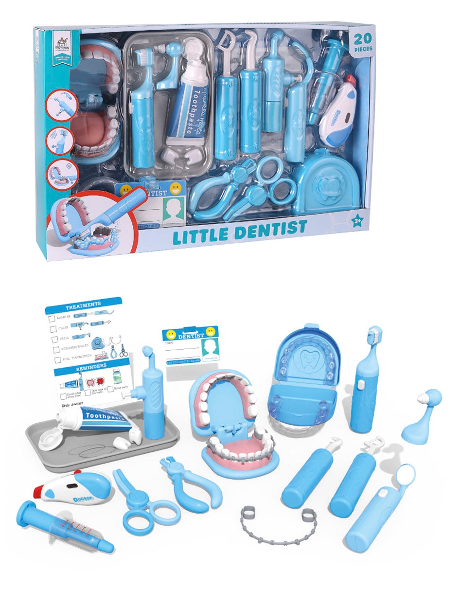 Set Pequeño dentista juego de rol para niños