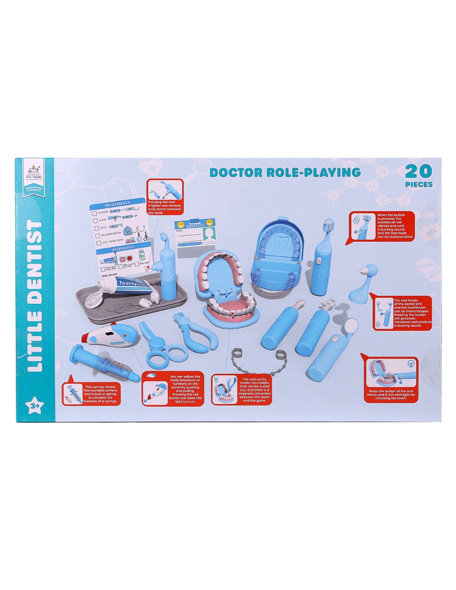 Set Pequeño dentista juego de rol para niños 3