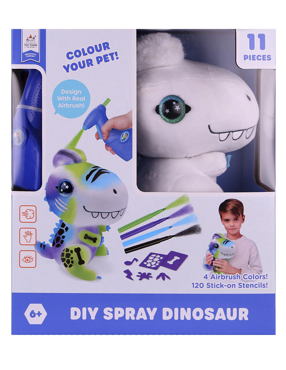 Dinosaurio para pintar con aerógrafo 2