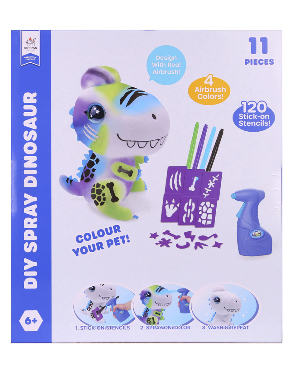 Dinosaurio para pintar con aerógrafo 3