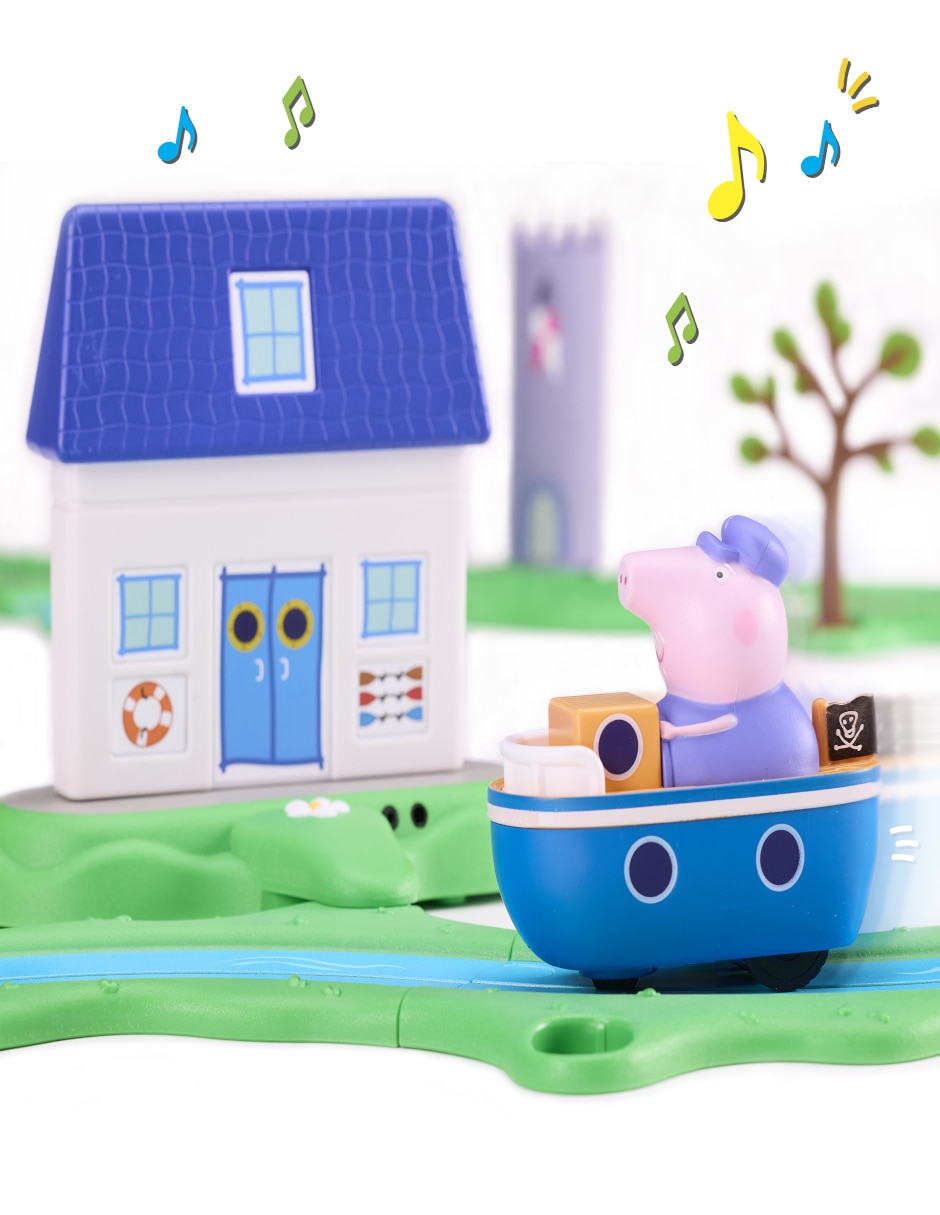 Pista de Peppa Pig del barco del abuelo 2