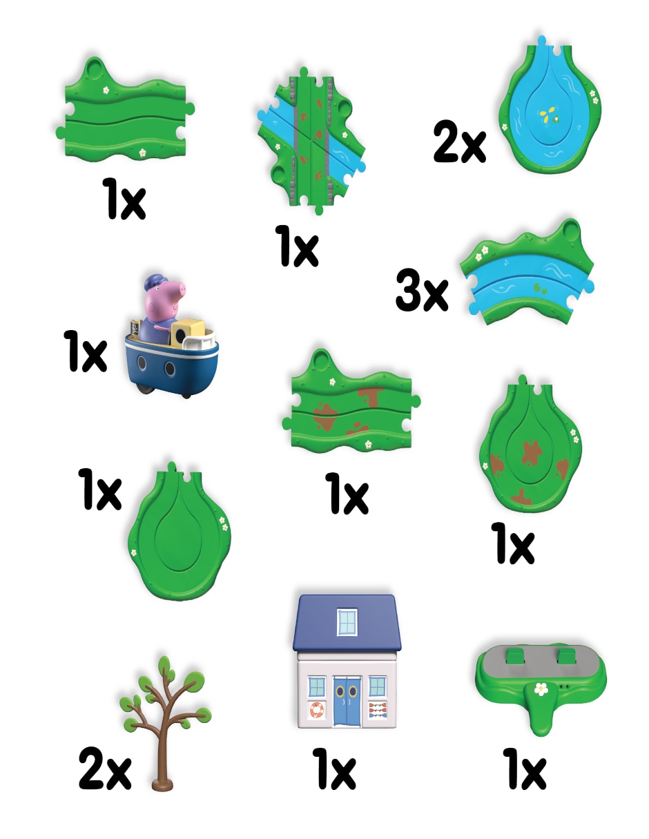 Pista de Peppa Pig del barco del abuelo 4