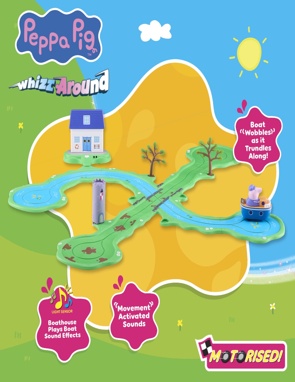 Pista de Peppa Pig del barco del abuelo 5