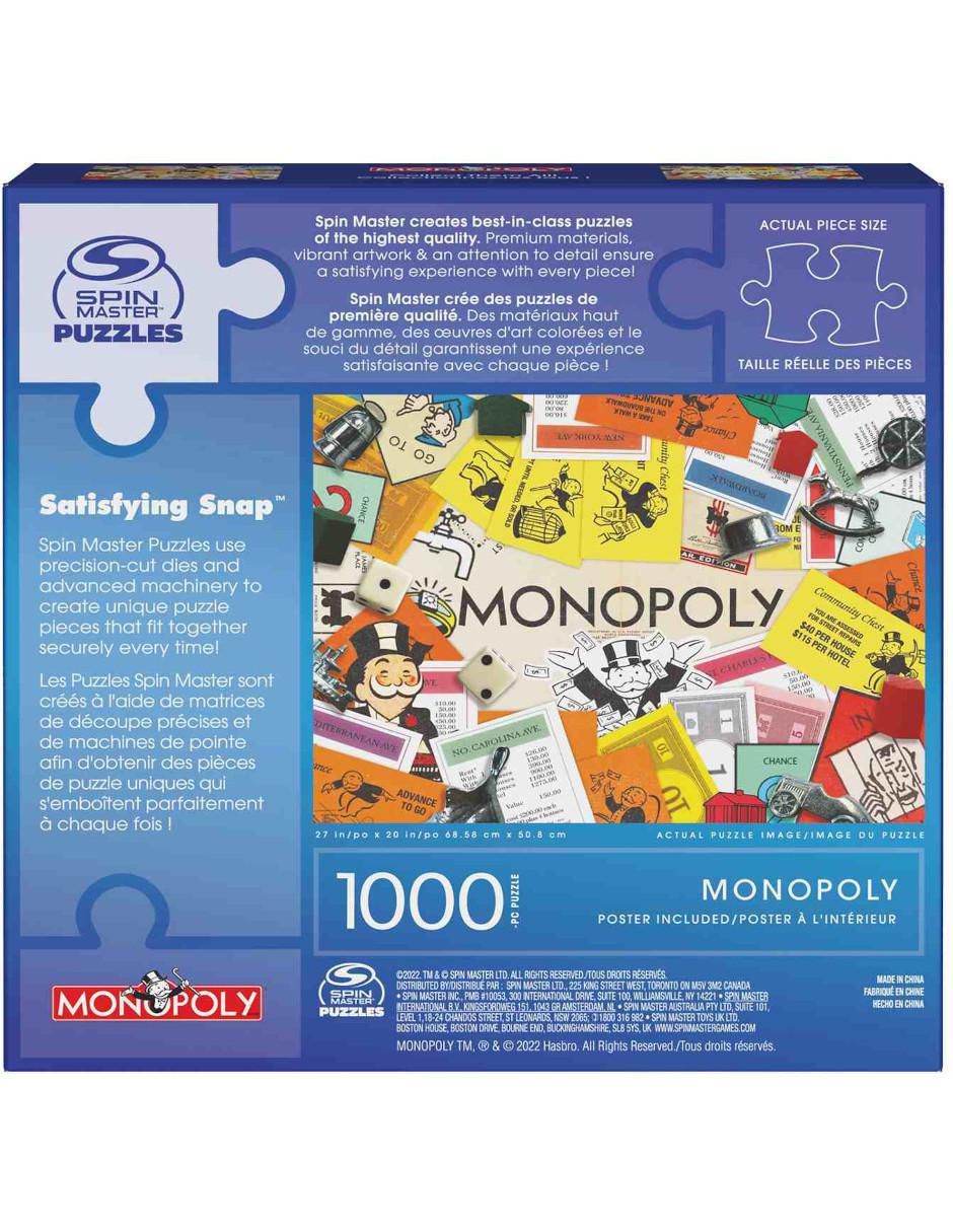 Rompecabezas retro Monopoly collage 1000 piezas 3