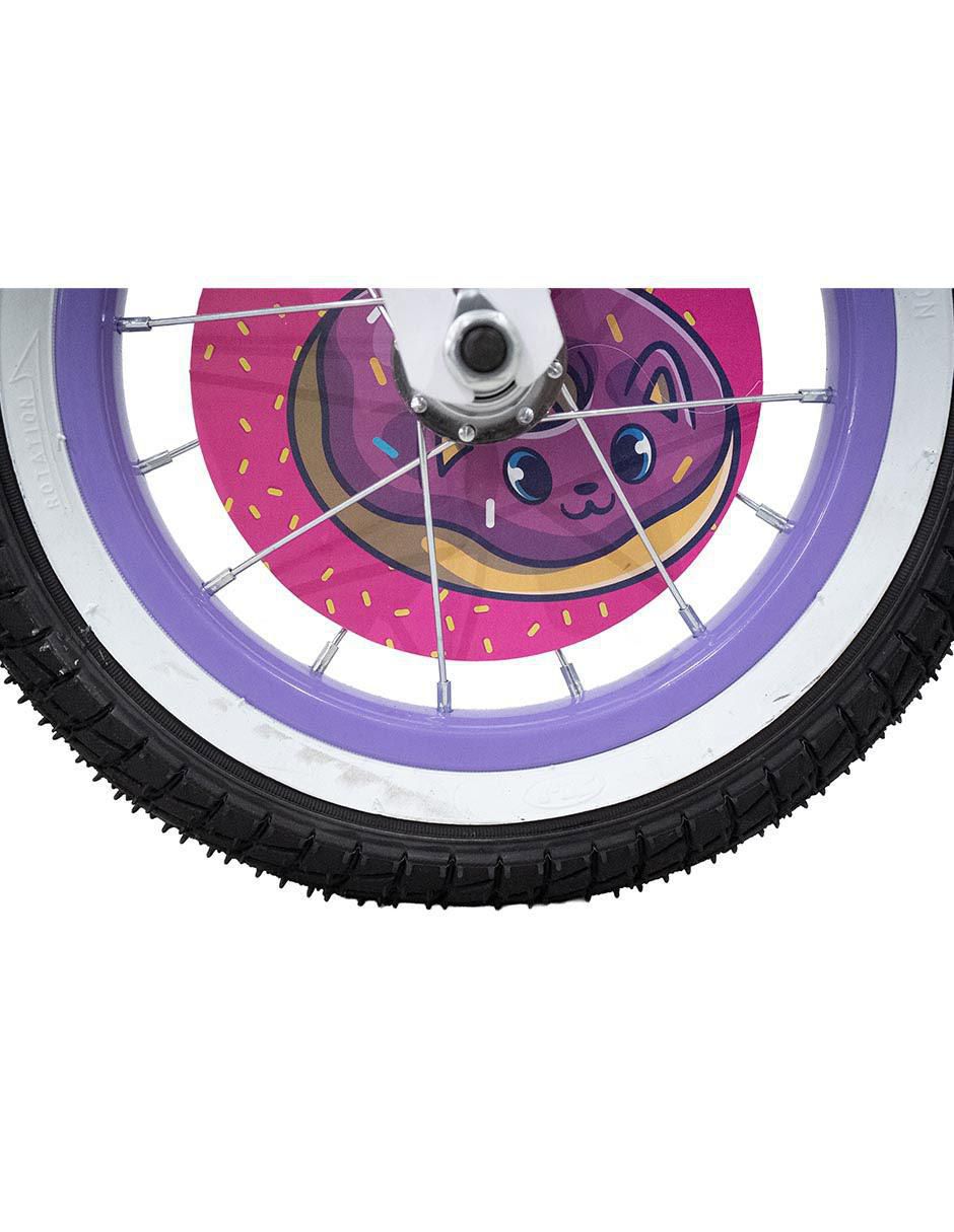 Bicicleta infantil rodada 12 unisex 8