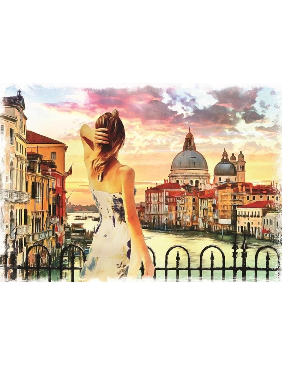 Rompecabezas vistas sobre Venecia 1500 piezas 2