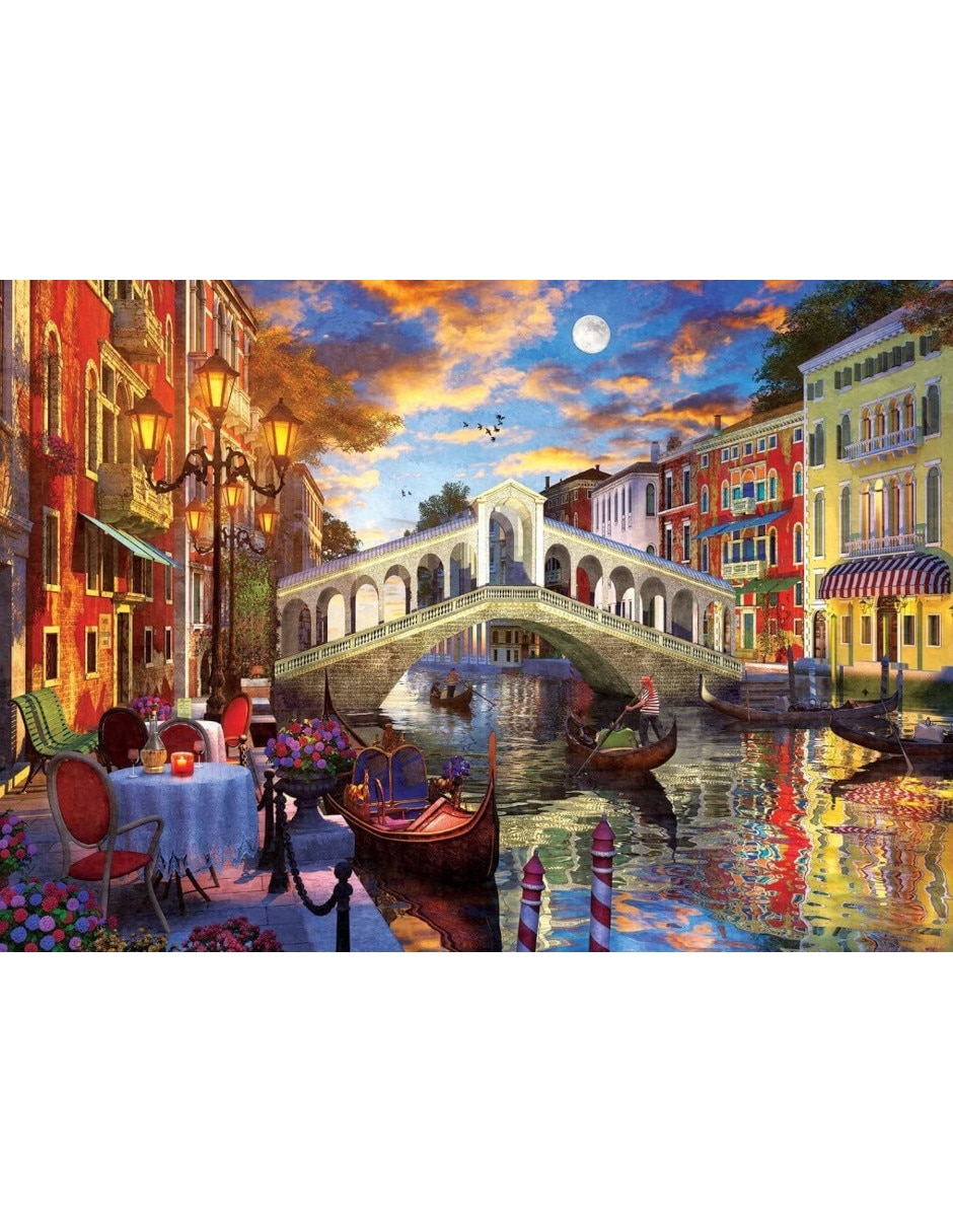 Rompecabezas puente de rialto, Venecia 1500 piezas 2