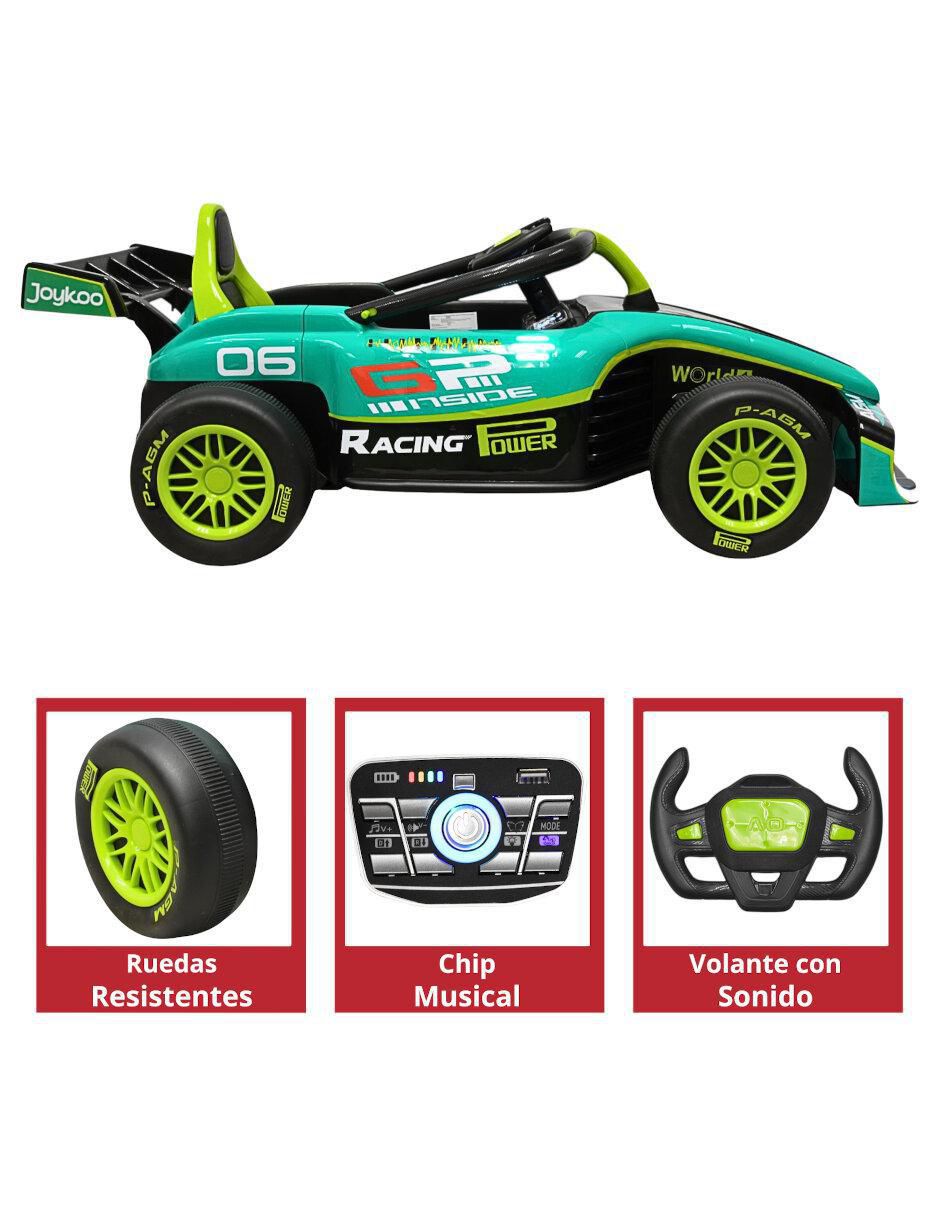 Automóvil montable con control remoto de carreras de recargable 4