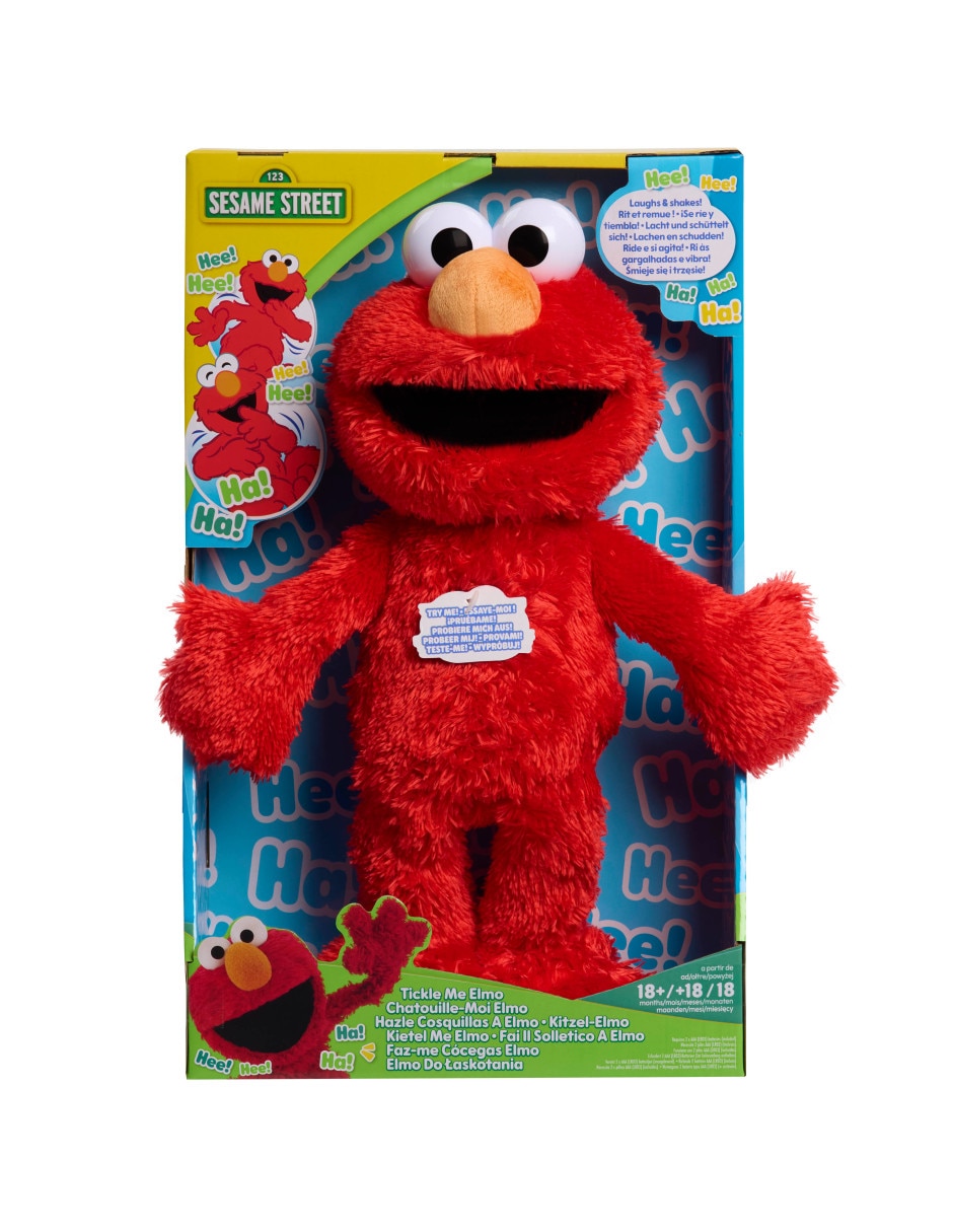 Peluche de Elmo Plaza Sésamo de 34 cm