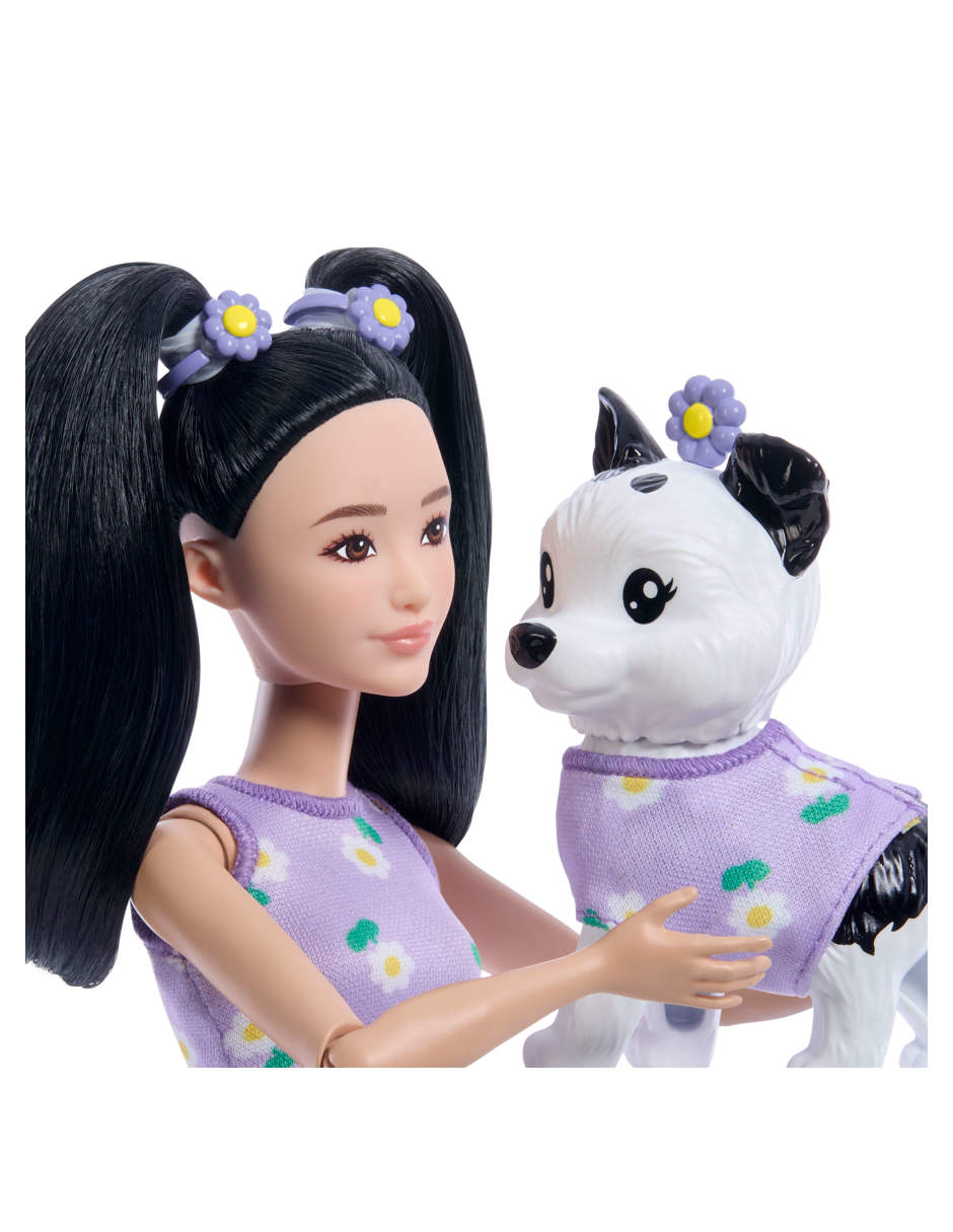 Muñeca fashion Looks Iguales Renee y Perrito 3