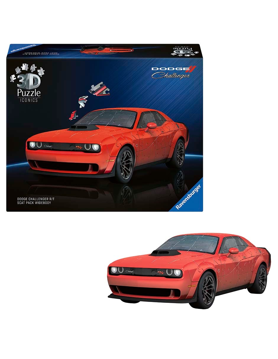 Rompecabezas 3D Autos clásicos Dodge Challenger R/T Scat Pack Widebody 167 piezas