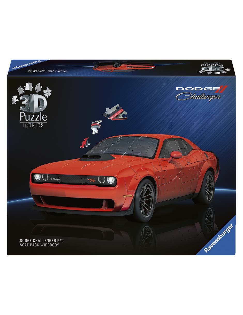 Rompecabezas 3D Autos clásicos Dodge Challenger R/T Scat Pack Widebody 167 piezas 3