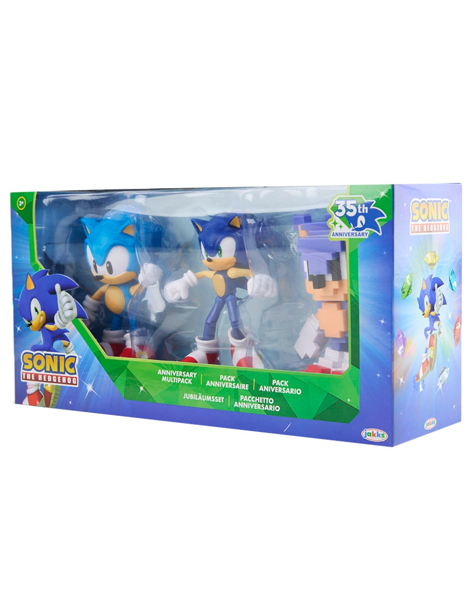 Set figuras acción Sonic aniversario 3