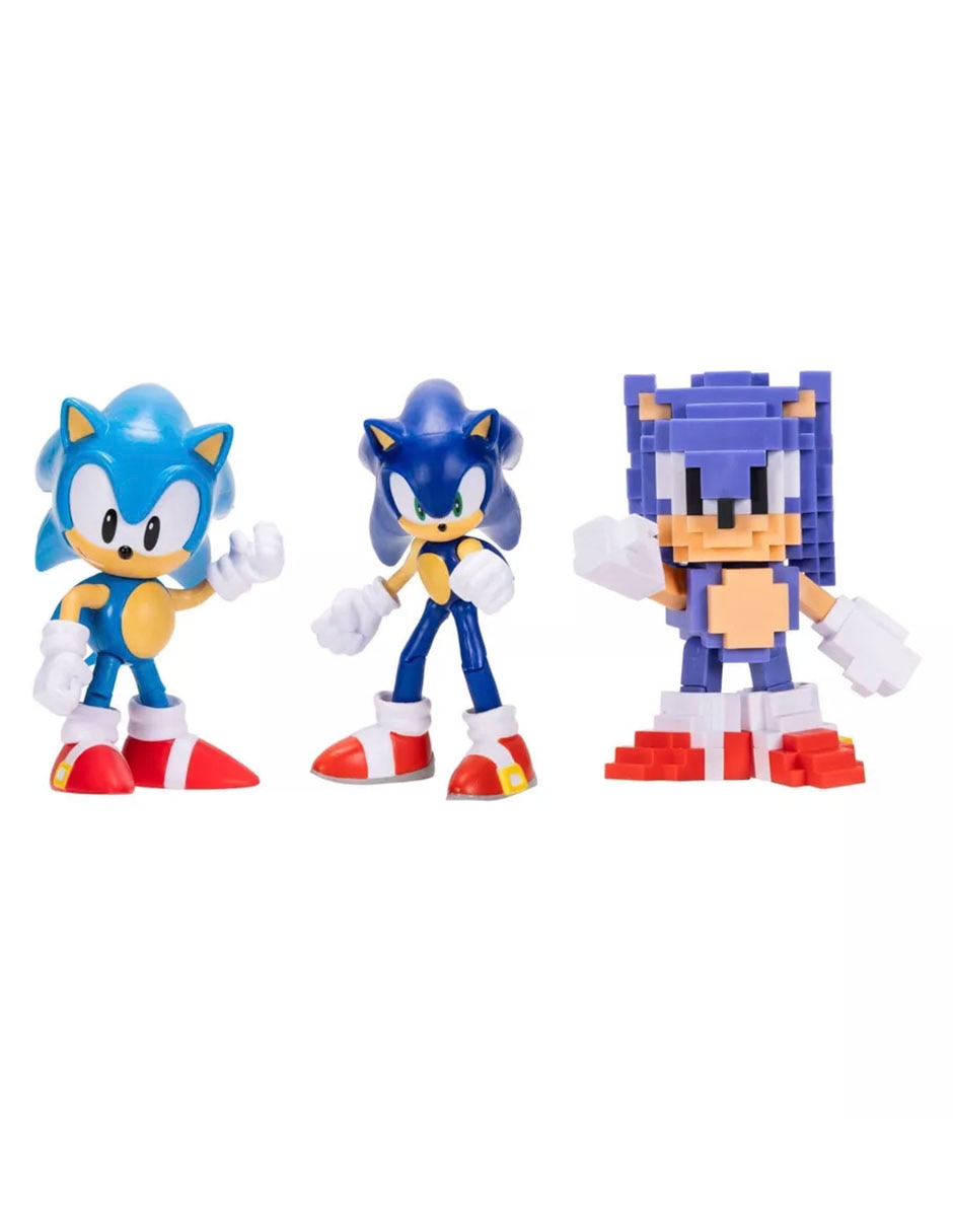 Set figuras acción Sonic aniversario 4