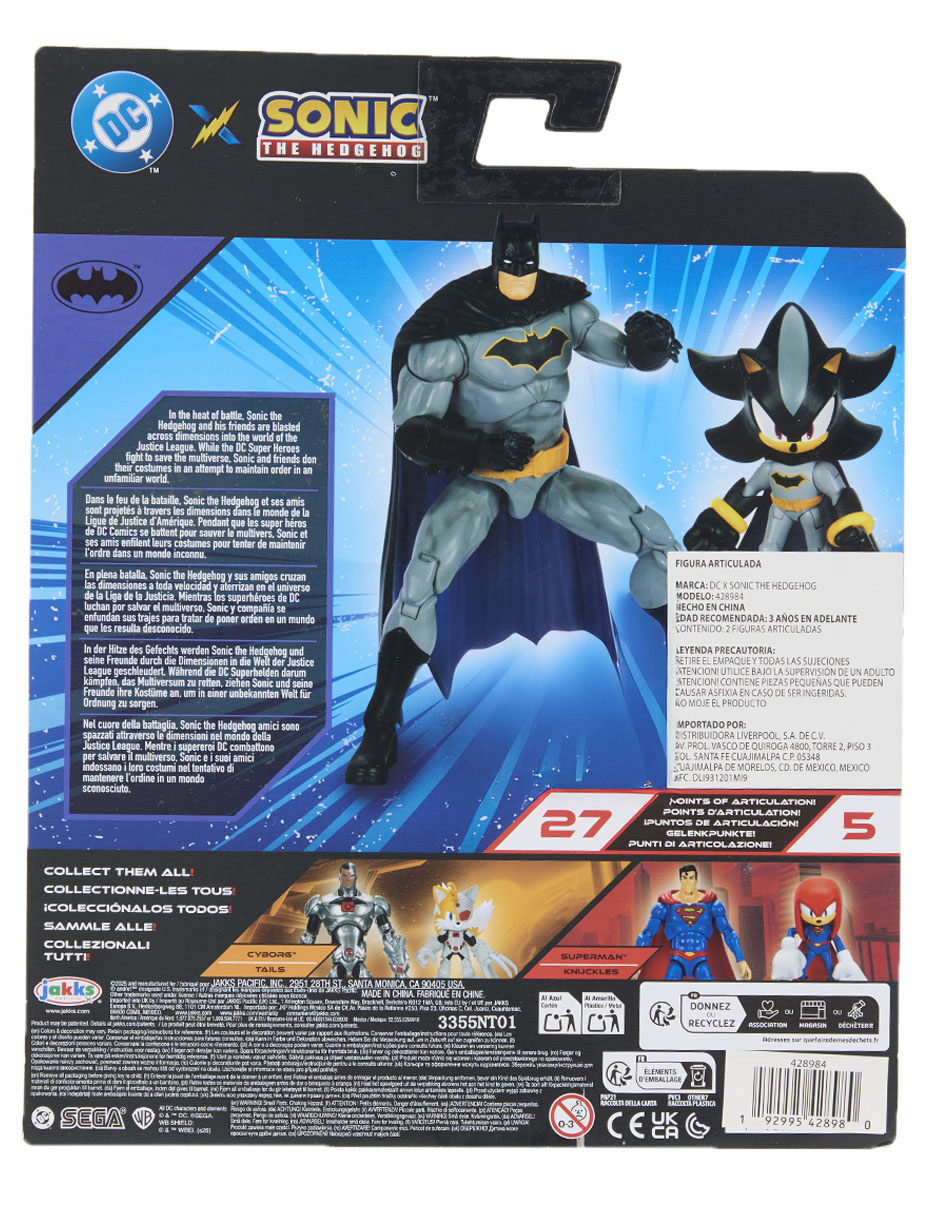 Set figuras acción DC Shadow Batman 3