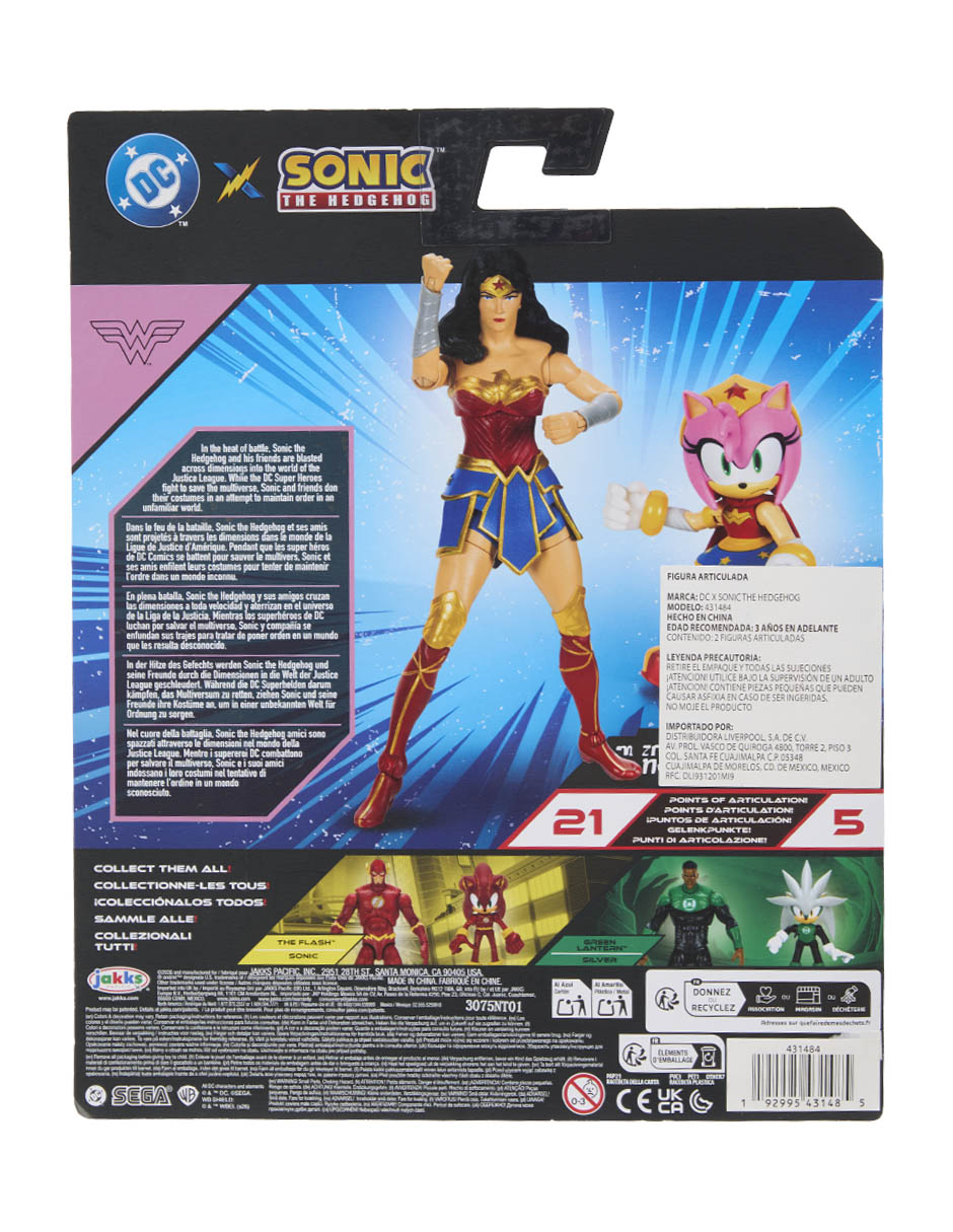 Set figuras acción articulada DC Amy - Wonder Woman 3