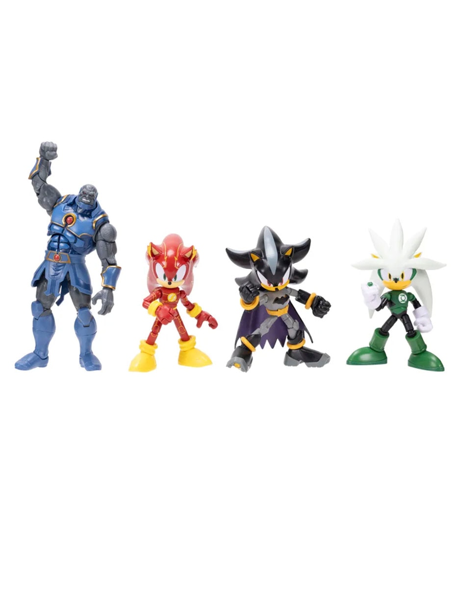 Set figuras acción articulada DC Power vs. Speed 4