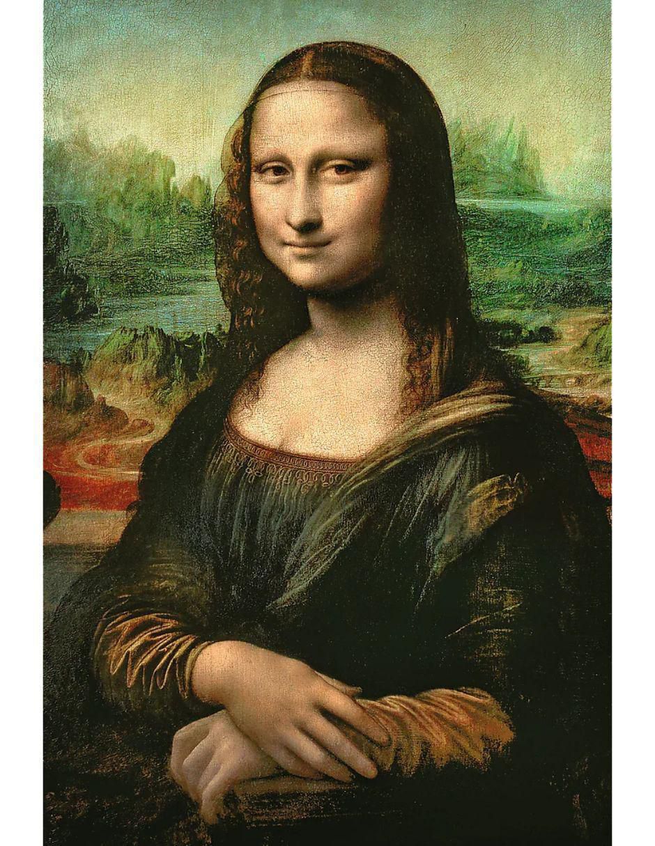 Rompecabezas Mona Lisa Leonardo Da Vinci con marco 500 piezas 2