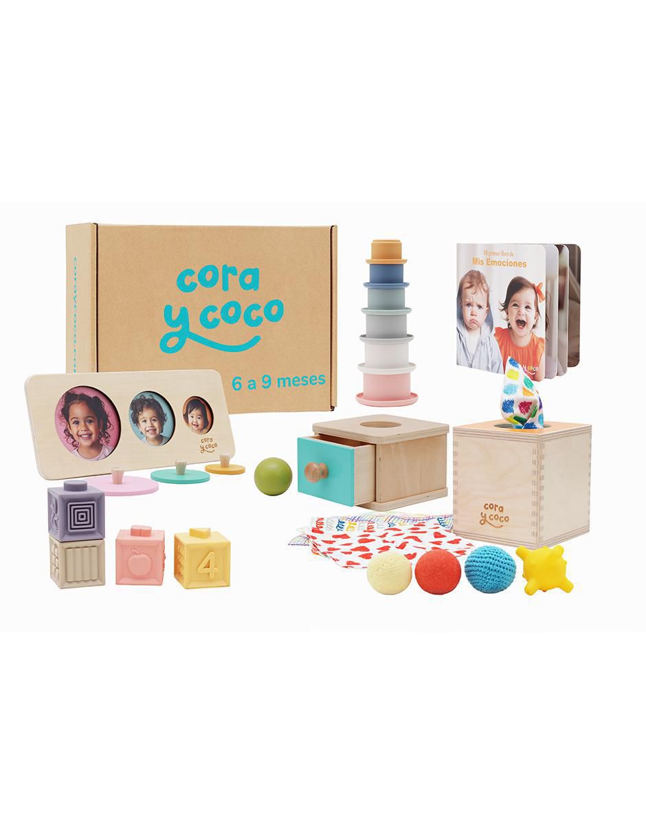 Kit 3 descubrimientos sensoriales (6 a 9 meses) juego estimulación temprana bebé unisex Kit 3 descubrimientos sensoriales (6 a 9 meses) juego estimulación temprana bebé unisex