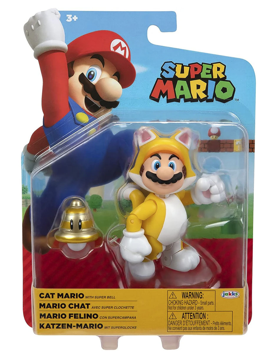 Figura de acción articulada Super Mario Cat Mario